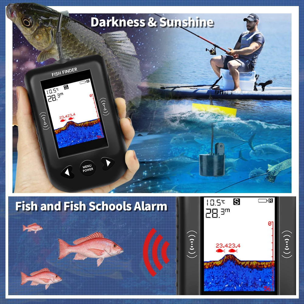 Erchang XF03 Fish Finders 45 D - огляд і ціна Fishing Depth Finder
