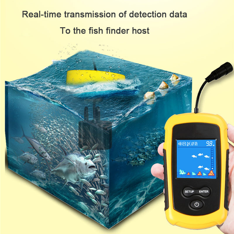 100M Wired Color Screen Portab - огляд і ціна Fish Finder Cable